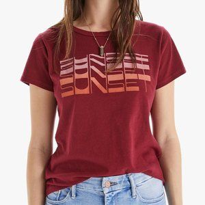 MOTHER The Itty Bitty Goodie Goodie - Sunset Tee Shirt / S